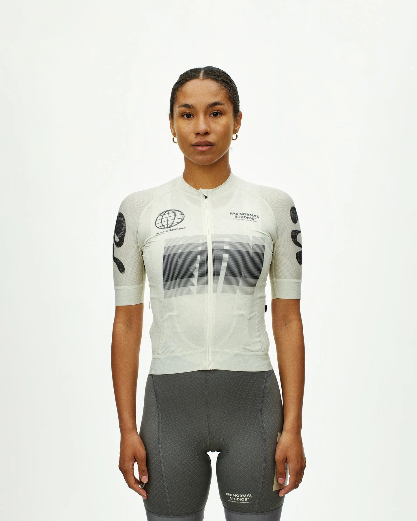 PAS NORMAL STUDIOS Mechanism Logo Women Jersey - AOP RTN Off White