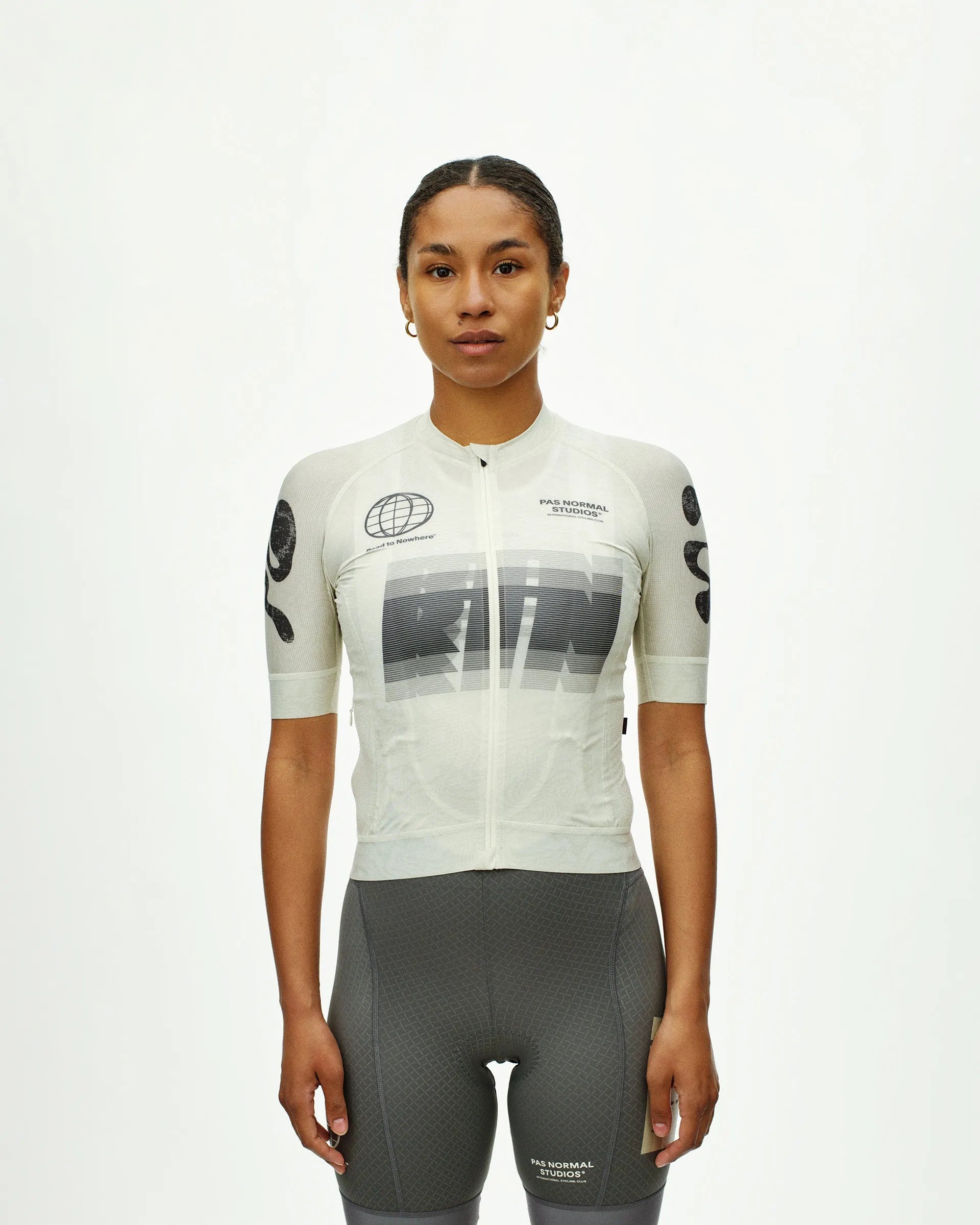 PAS NORMAL STUDIOS Mechanism Logo Women Jersey - AOP RTN Off White