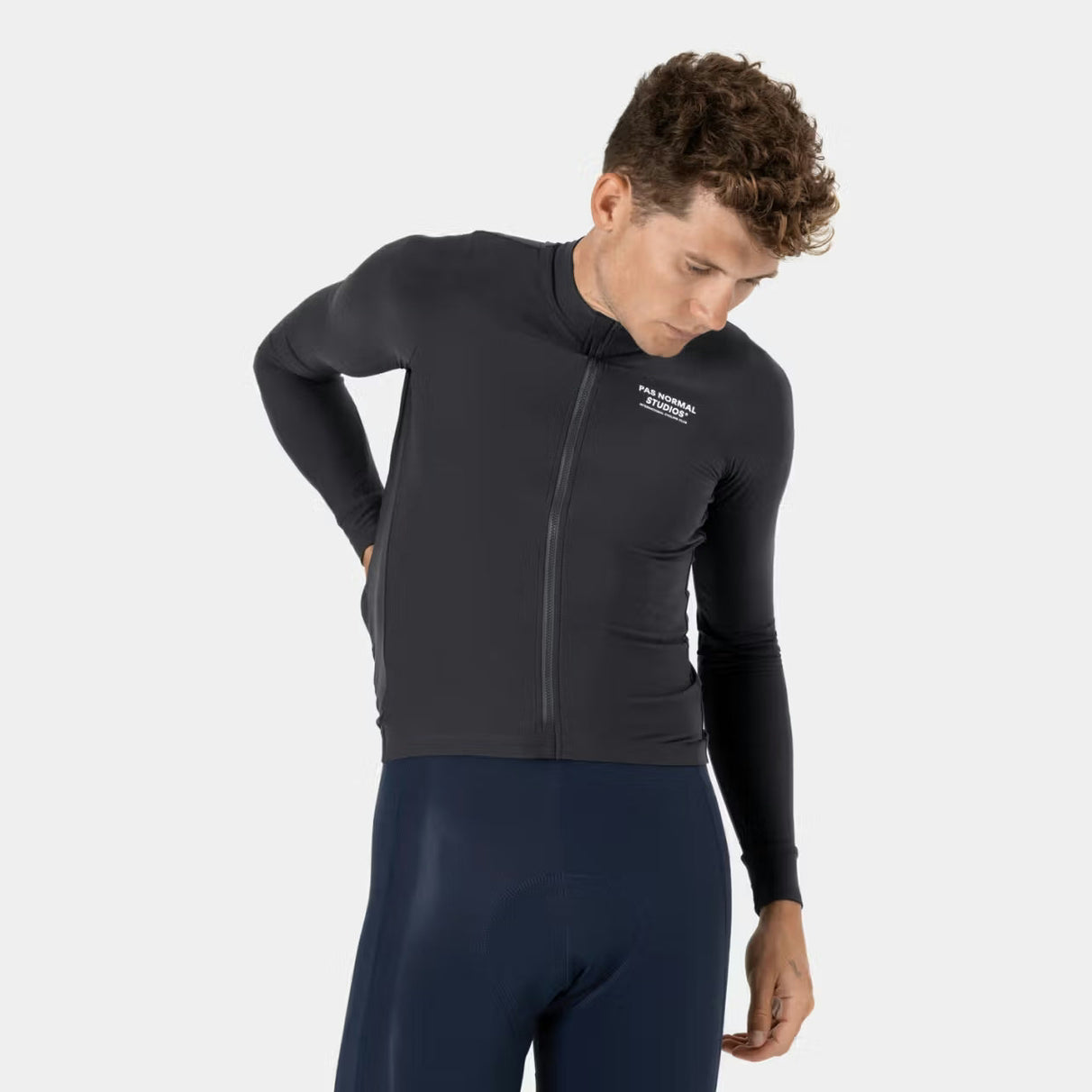 PAS NORMAL STUDIOS Mechanism Long Sleeve Jersey - Black Pearl