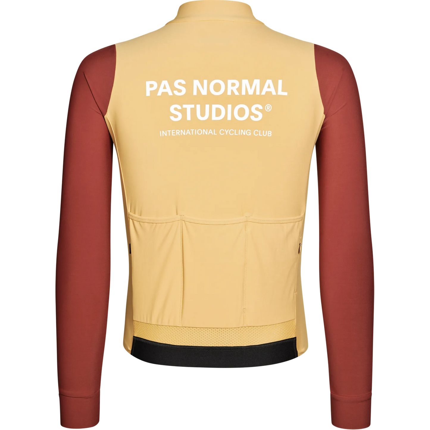 PAS NORMAL STUDIOS Mechanism Long Sleeve Jersey - Camel/Maroon