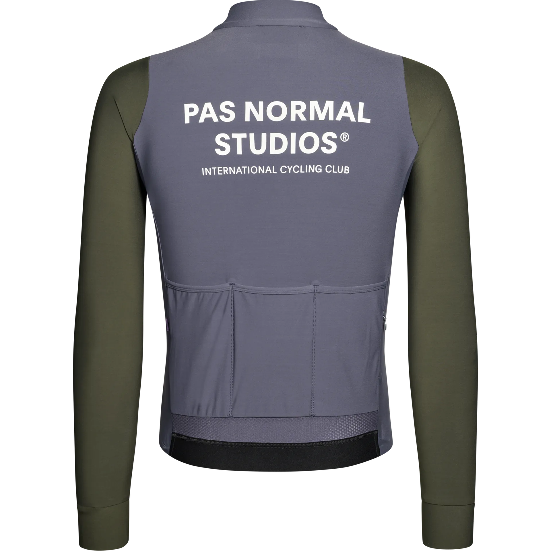 PAS NORMAL STUDIOS Mechanism Long Sleeve Jersey - Steel/Dark Olive