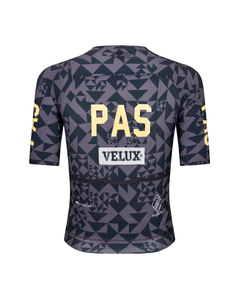 PAS NORMAL STUDIOS Mechanism Pro Men`s Jersey - AOP Origami Grey