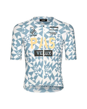 PAS NORMAL STUDIOS Mechanism Pro Men`s Jersey - AOP Origami Light Blue