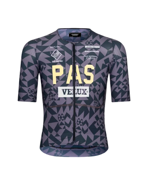 PAS NORMAL STUDIOS Mechanism Pro Men`s Jersey - AOP Origami Grey