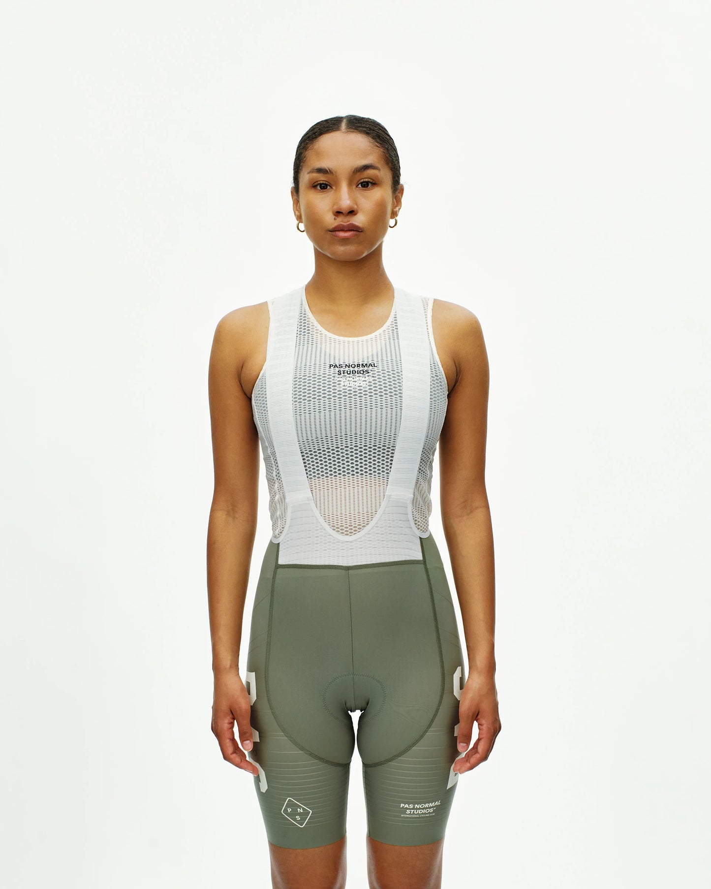PAS NORMAL STUDIOS Mechanism Pro Women Bib Shorts - Grey Moss