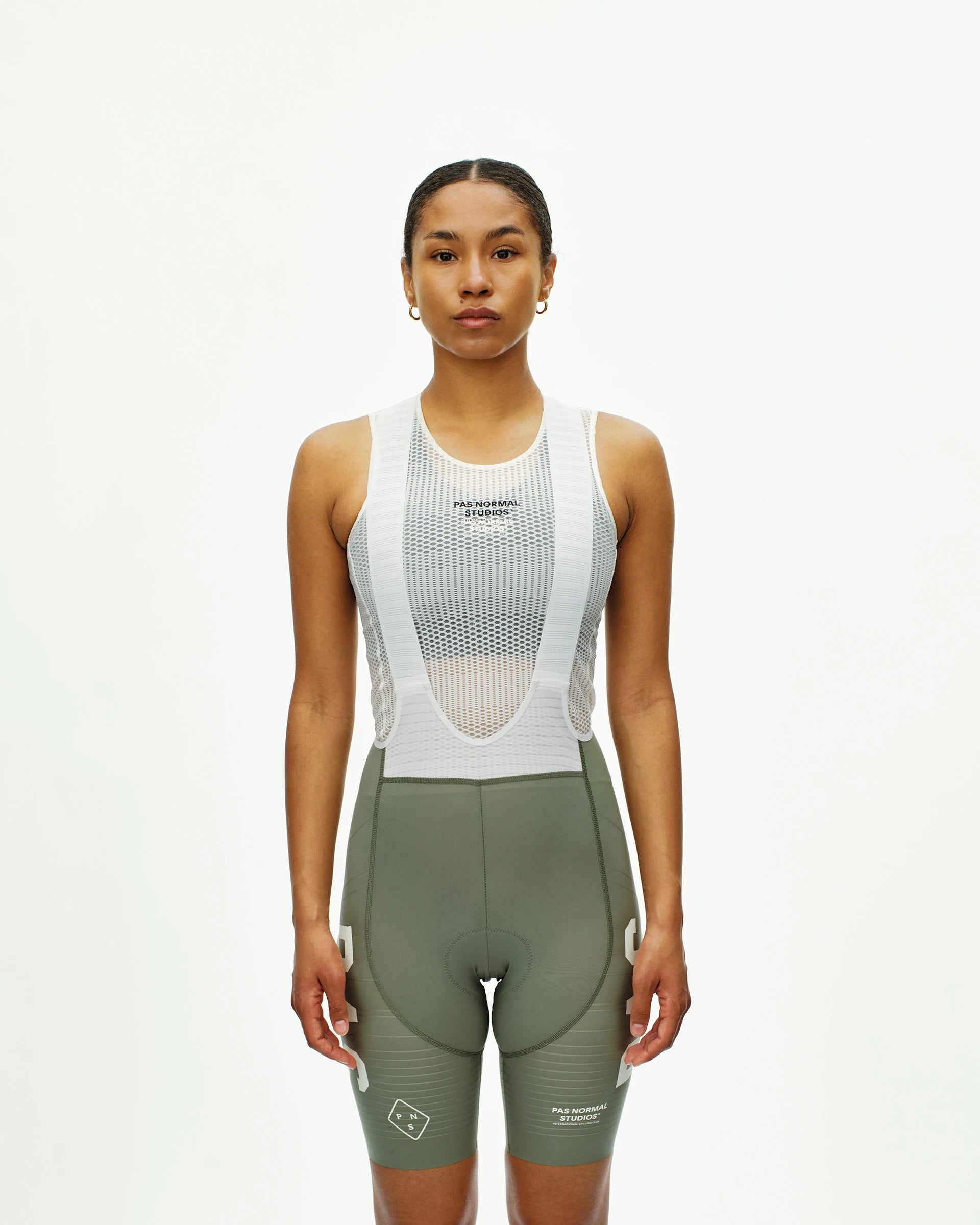 PAS NORMAL STUDIOS Mechanism Pro Women Bib Shorts - Grey Moss