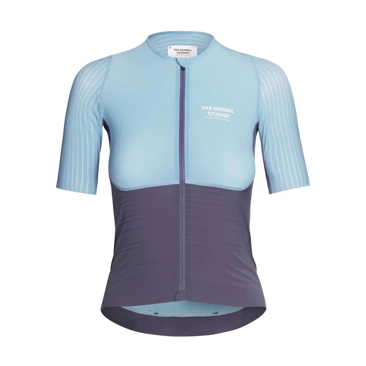 PAS NORMAL STUDIOS Mechanism Pro Women Cycling Jersey - Iron Grey /Pale Blue