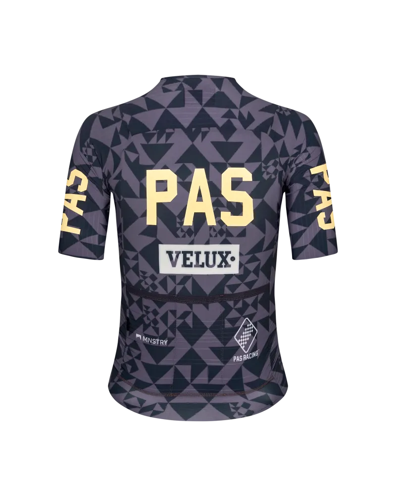 PAS NORMAL STUDIOS Mechanism Pro Women`s Jersey - AOP Origami Grey