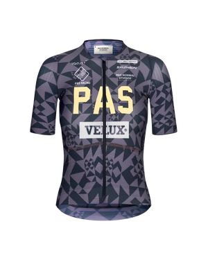 PAS NORMAL STUDIOS Mechanism Pro Women`s Jersey - AOP Origami Grey