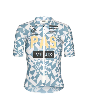 PAS NORMAL STUDIOS Mechanism Pro Women`s Jersey - AOP Origami Light Blue
