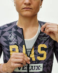 PAS NORMAL STUDIOS Mechanism Pro Women`s Jersey - AOP Origami Grey