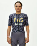 PAS NORMAL STUDIOS Mechanism Pro Women`s Jersey - AOP Origami Grey