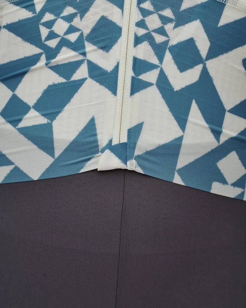 PAS NORMAL STUDIOS Mechanism Pro Women`s Jersey - AOP Origami Light Blue