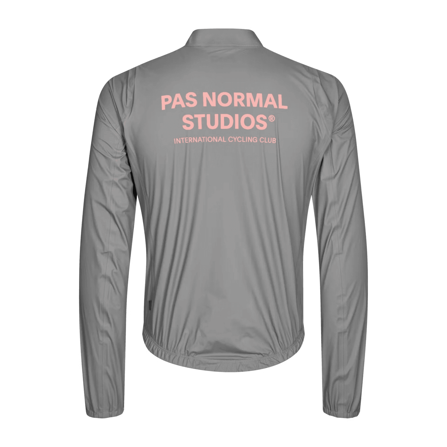 PAS NORMAL STUDIOS Mechanism Rain Jacket - Medium Grey/Pink