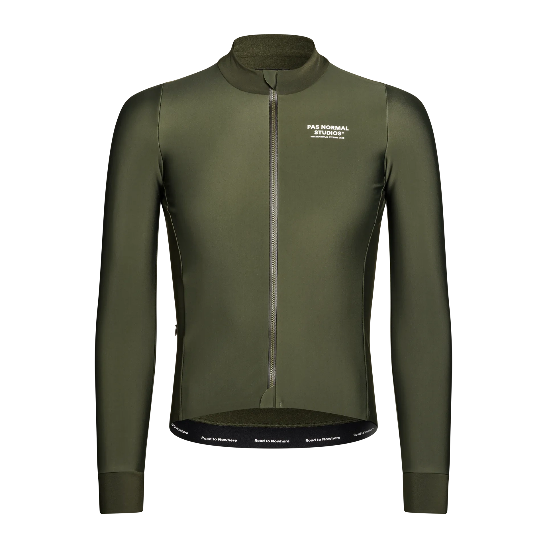 PAS NORMAL STUDIOS Mechanism Thermal Long Sleeve Jersey - Dark Olive