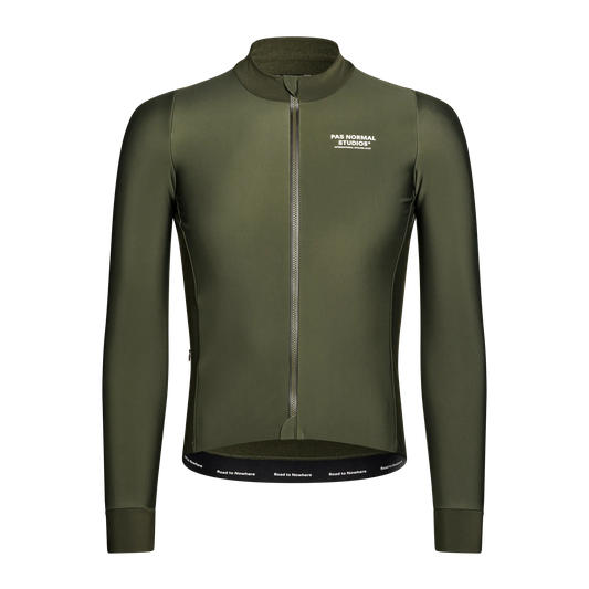 PAS NORMAL STUDIOS Mechanism Thermal Long Sleeve Jersey - Dark Olive