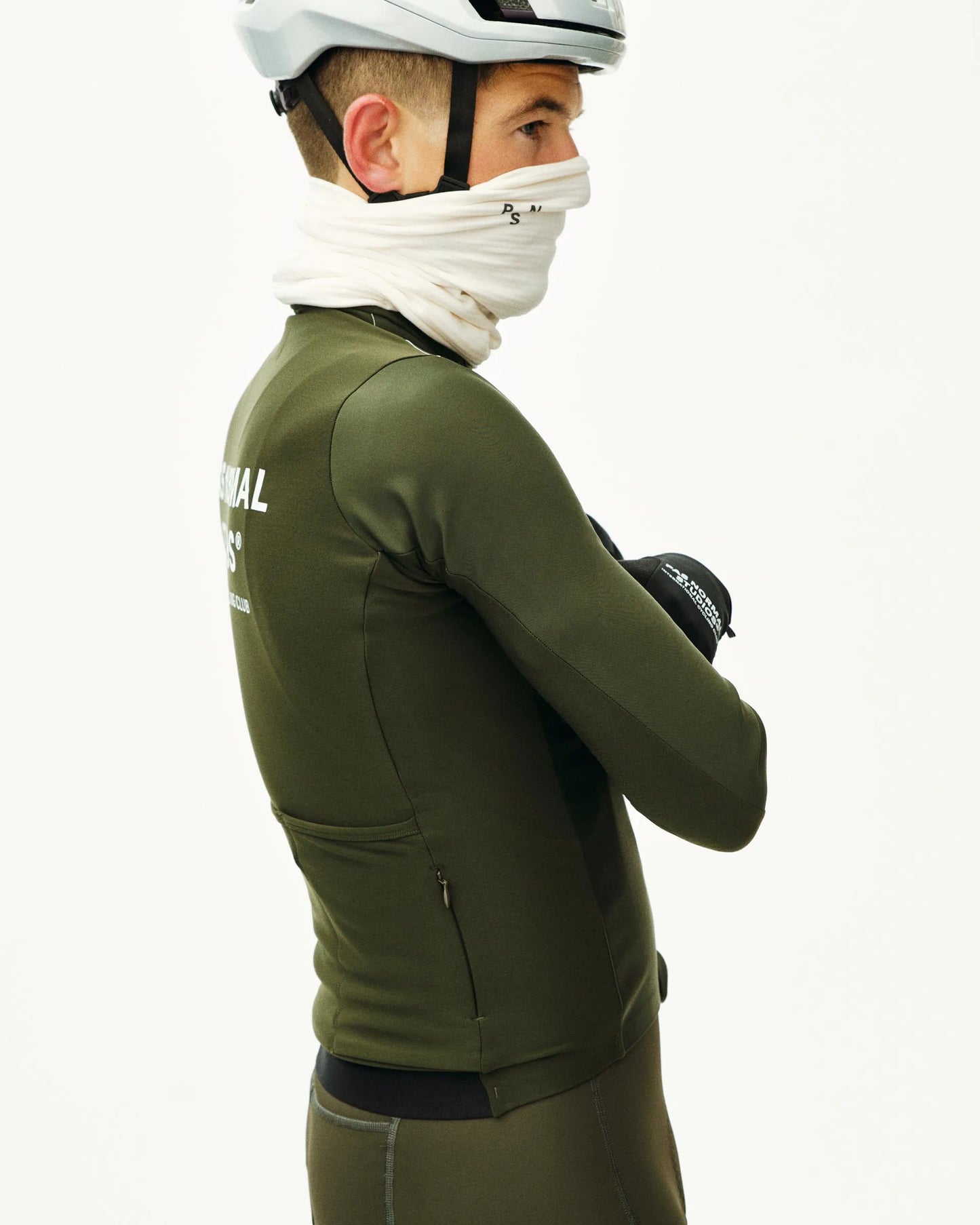 PAS NORMAL STUDIOS Mechanism Thermal Long Sleeve Jersey - Dark Olive