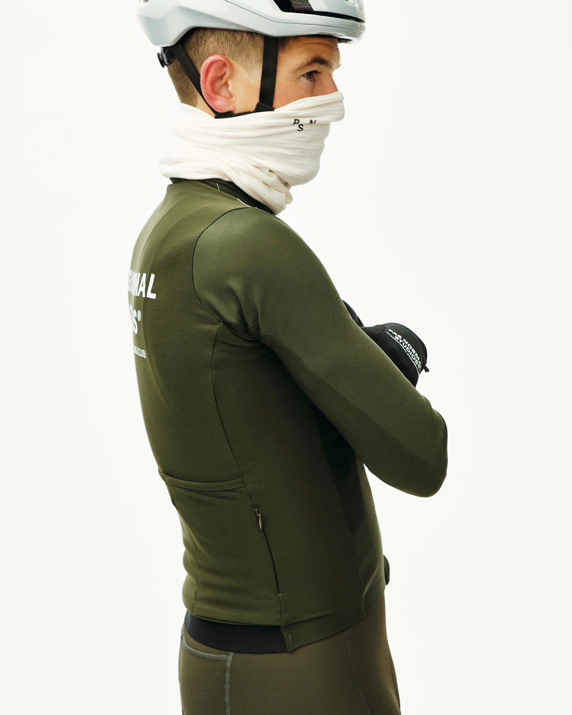 PAS NORMAL STUDIOS Mechanism Thermal Long Sleeve Jersey - Dark Olive
