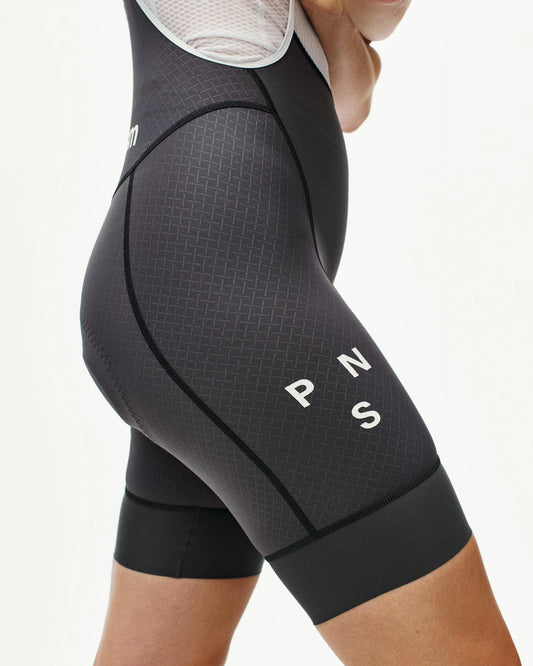 PAS NORMAL STUDIOS Mechanism Women Bib Shorts - Steel