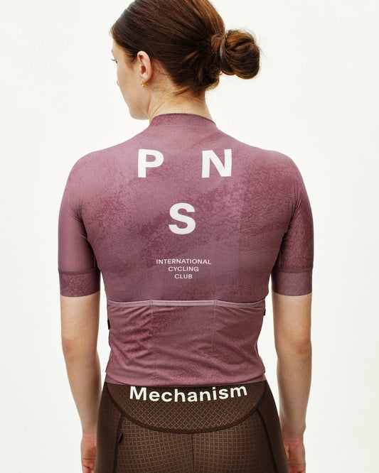 PAS NORMAL STUDIOS Mechanism Women Jersey - AOP Dark Mauve