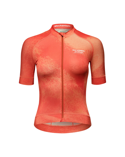 PAS NORMAL STUDIOS Mechanism Women Jersey - AOP Hibiscus Orange