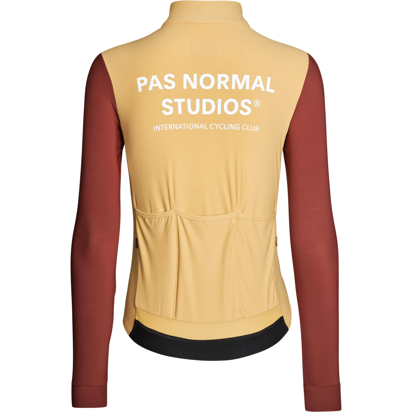 PAS NORMAL STUDIOS Mechanism Women Long Sleeve Jersey - Camel/Maroon