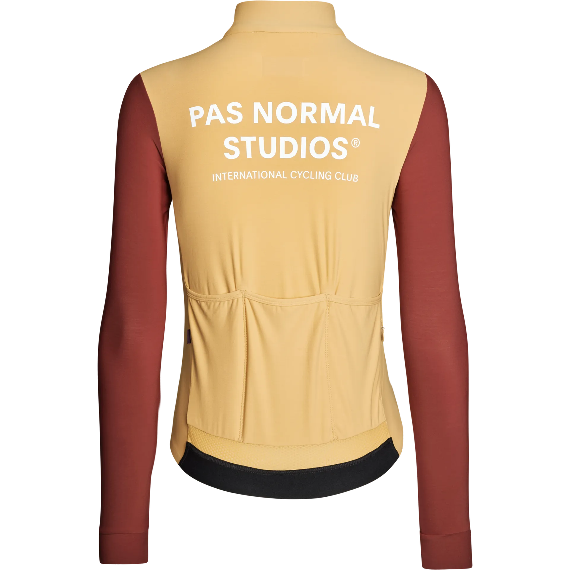 PAS NORMAL STUDIOS Mechanism Women Long Sleeve Jersey - Camel/Maroon