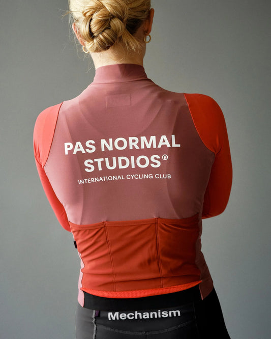 PAS NORMAL STUDIOS Mechanism Women Long Sleeve Jersey - Block Red