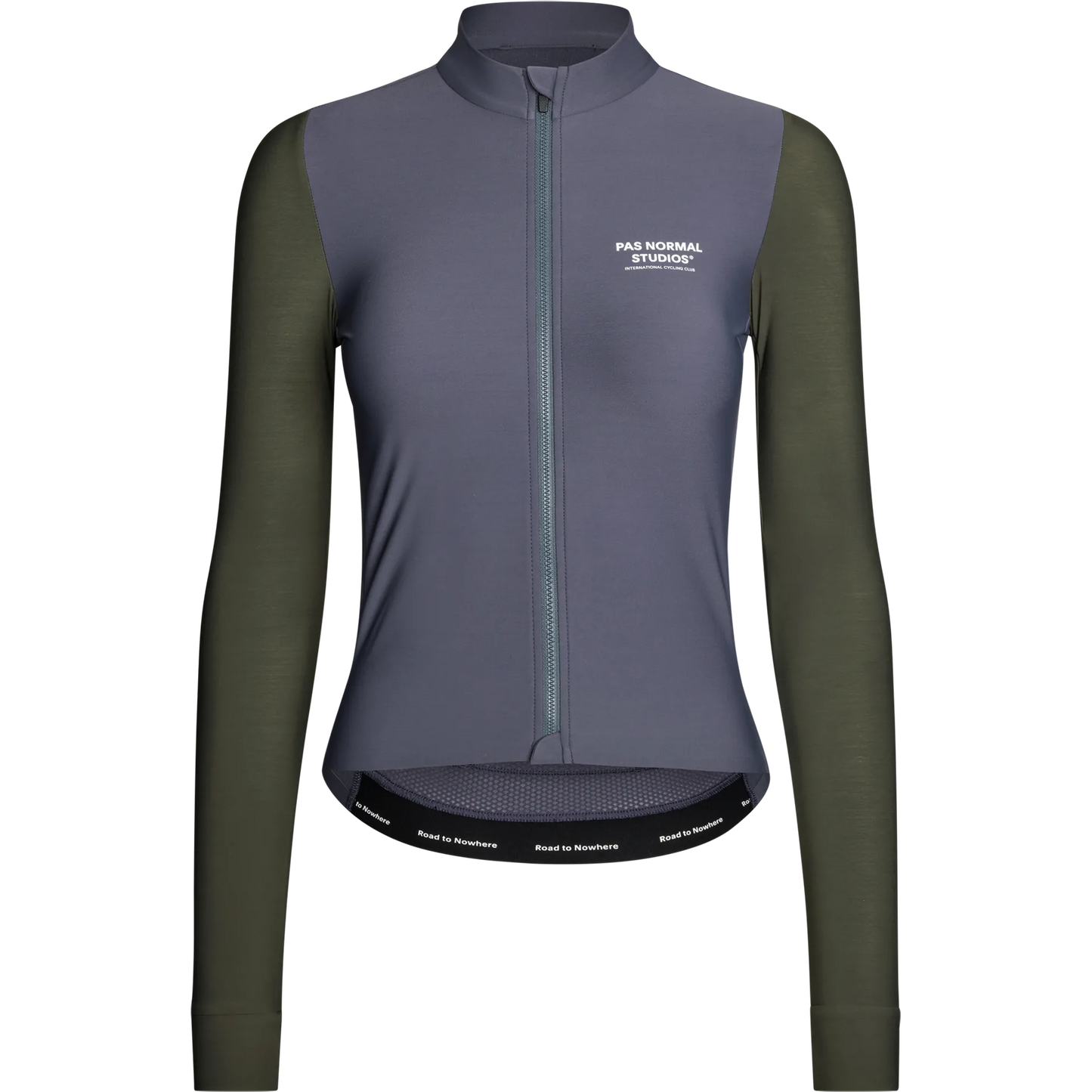 PAS NORMAL STUDIOS Mechanism Women Long Sleeve Jersey - Steel/Dark Olive