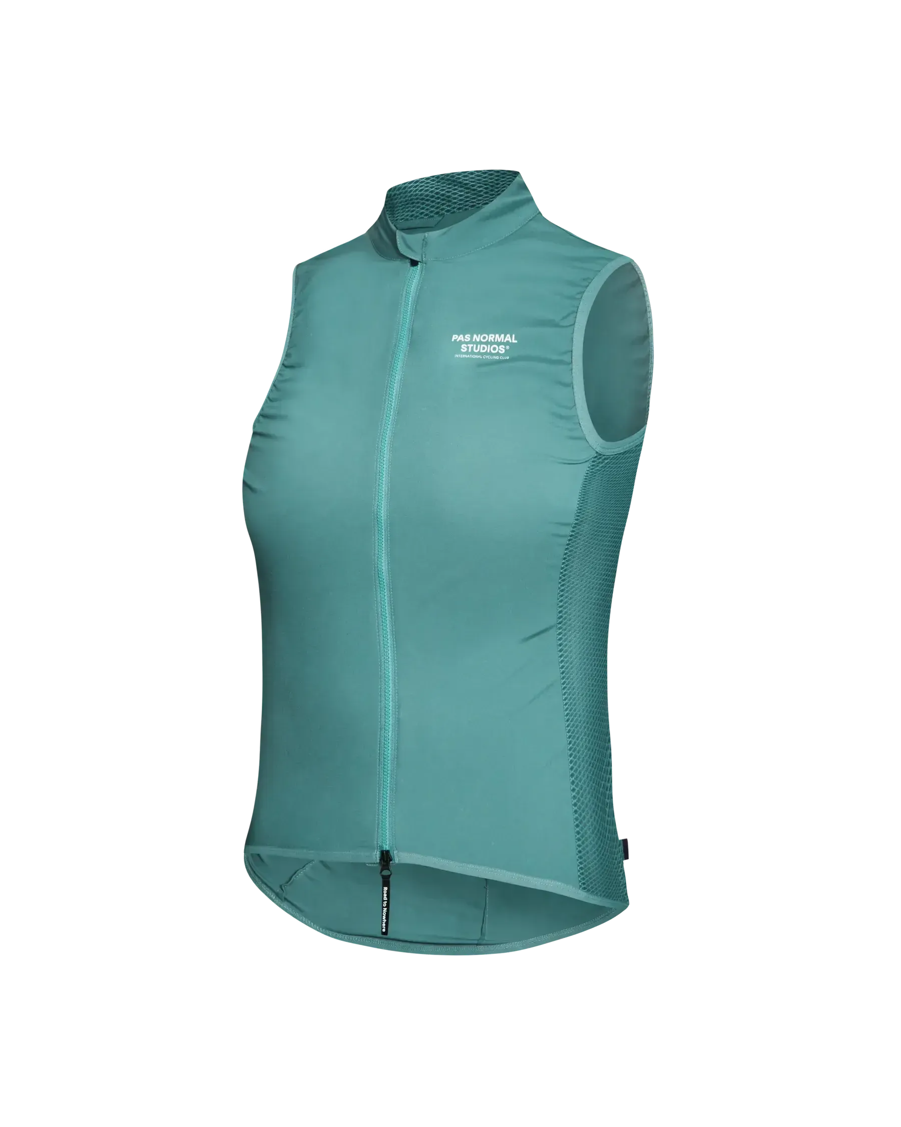 PAS NORMAL STUDIOS Mechanism Women Stow Away Gilet - Grey Teal