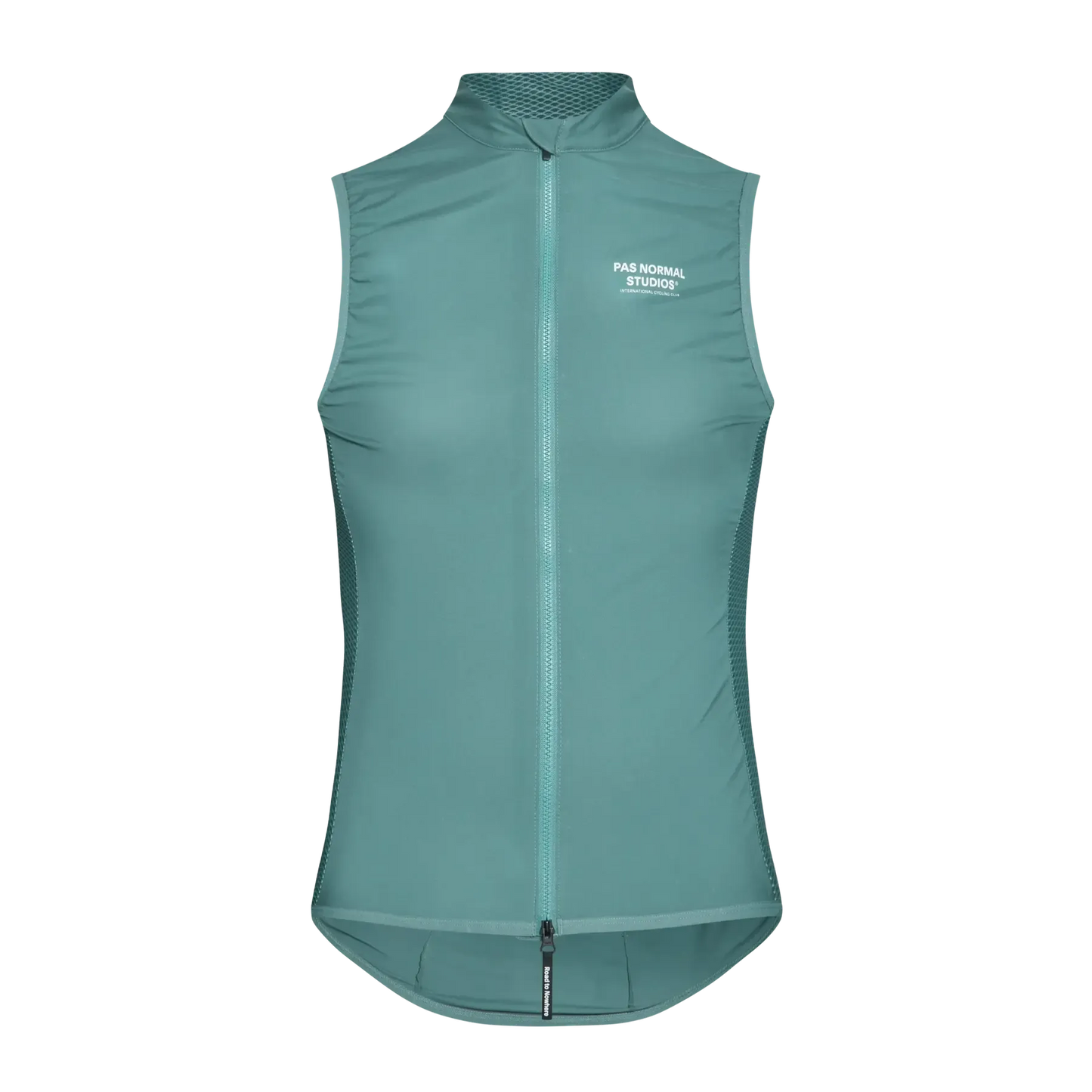 PAS NORMAL STUDIOS Mechanism Women Stow Away Gilet - Grey Teal