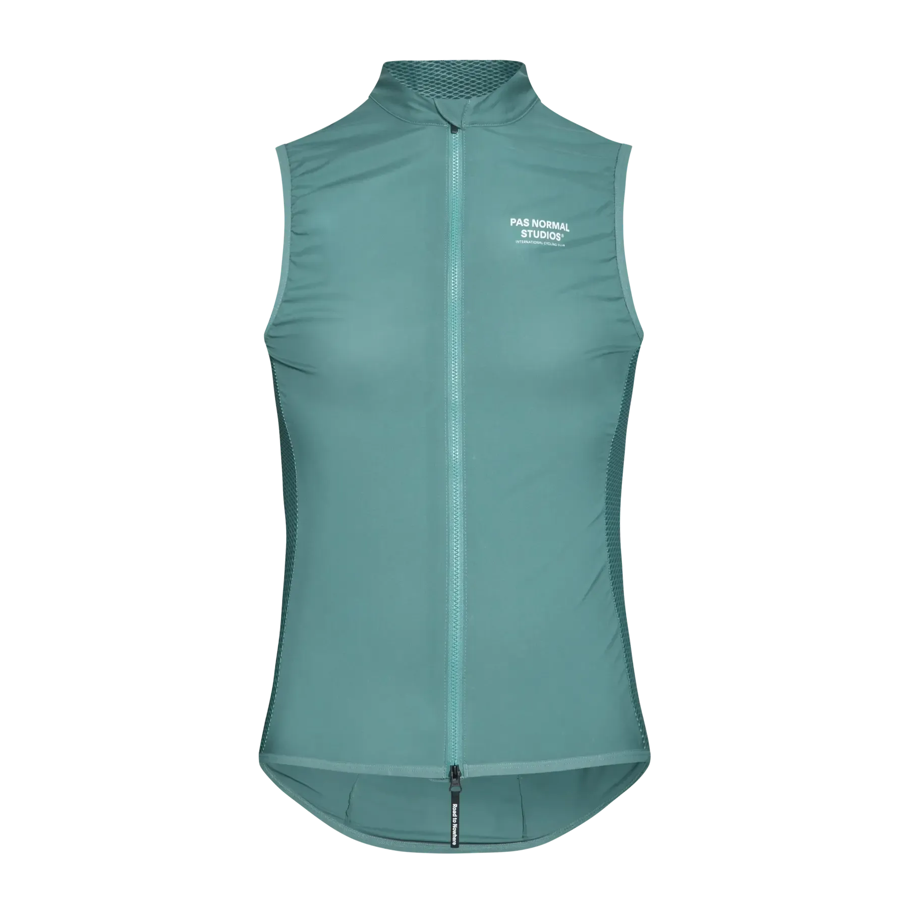 PAS NORMAL STUDIOS Mechanism Women Stow Away Gilet - Grey Teal