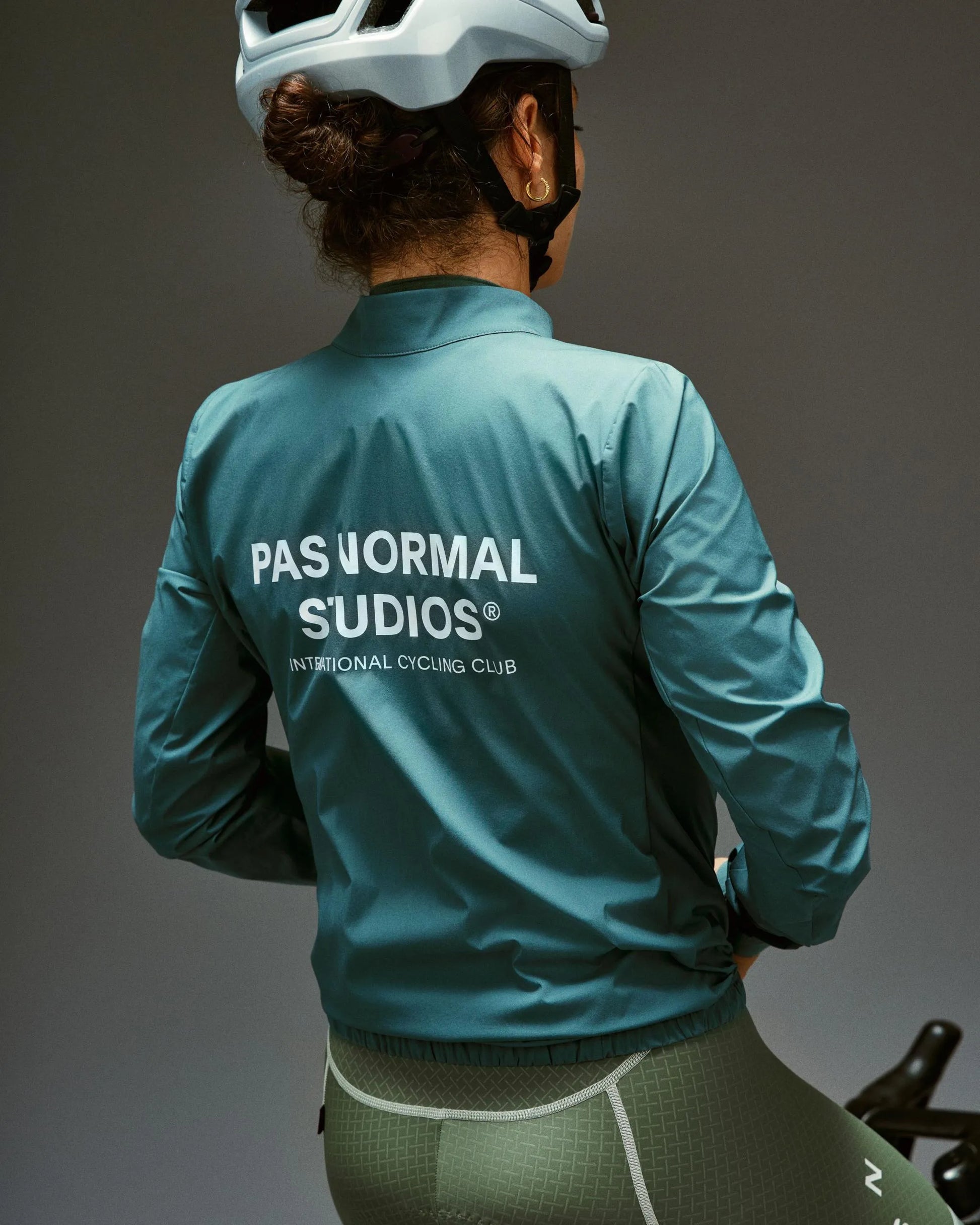 PAS NORMAL STUDIOS Mechanism Women Stow Away Jacket - Grey Teal