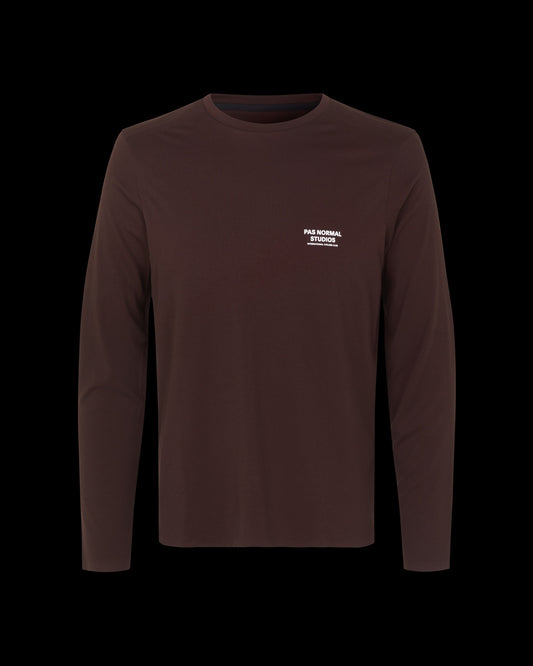 PAS NORMAL STUDIOS Men Balance Long Sleeve Top - Dark Red