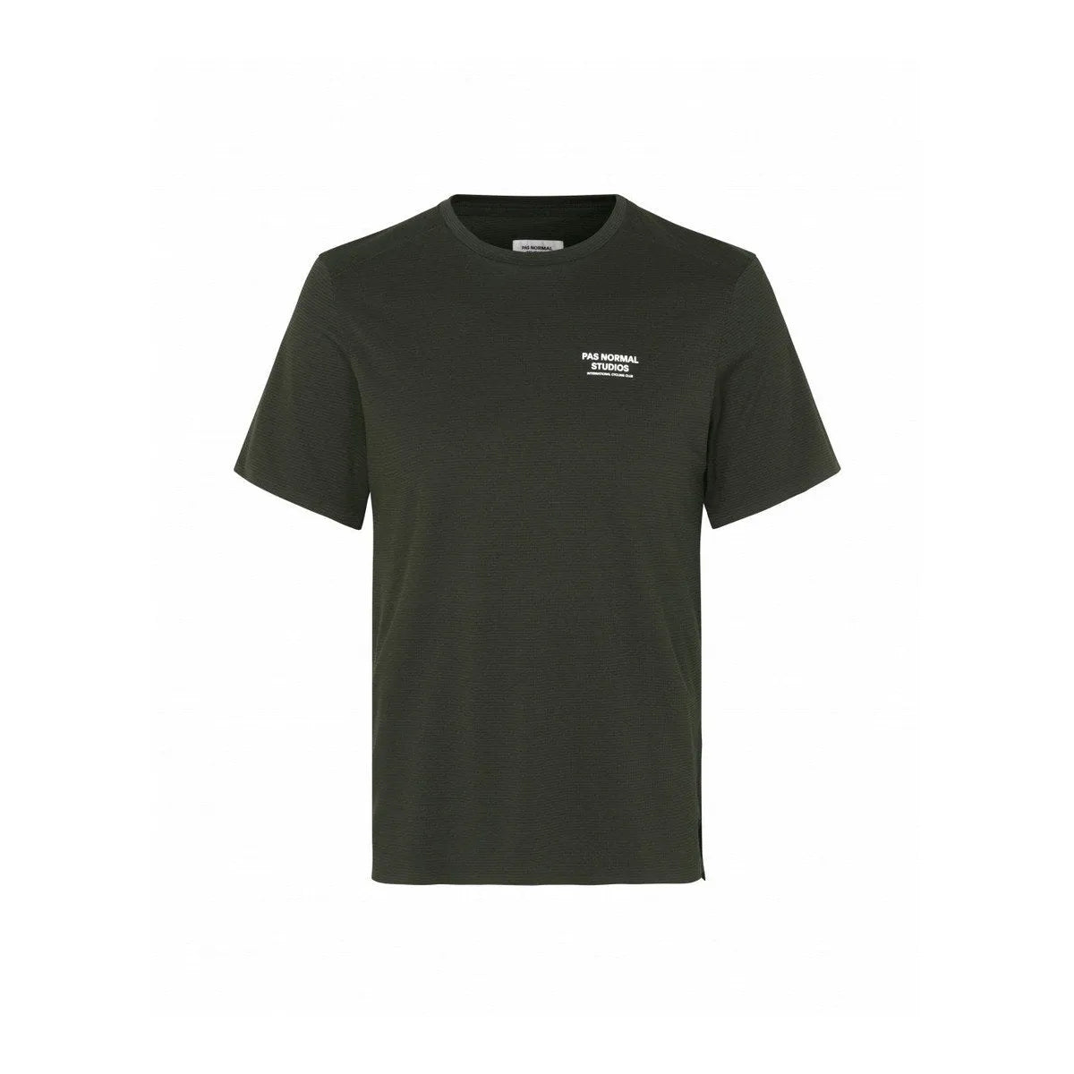 PAS NORMAL STUDIOS Men Balance Short Sleeve Top - Dark Olive