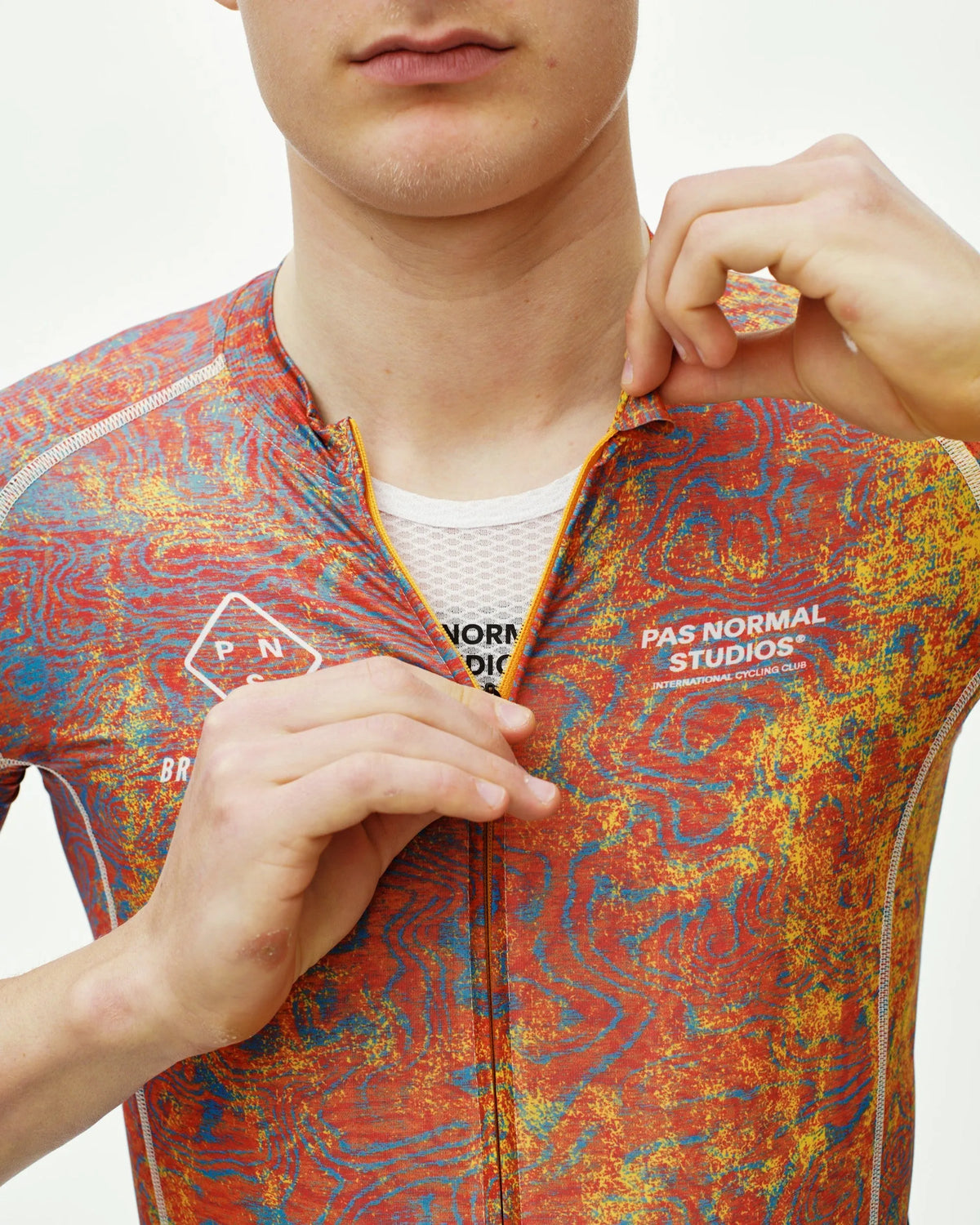 PAS NORMAL STUDIOS Men Breakfast Club Mechanism Jersey - Breakfast Club AOP