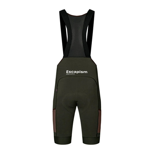 PAS NORMAL STUDIOS Men Escapism Cargo Bibs - Dark Olive