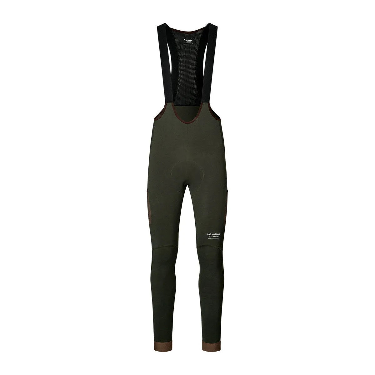 PAS NORMAL STUDIOS Men Escapism Long Cargo Bibs - Dark Olive