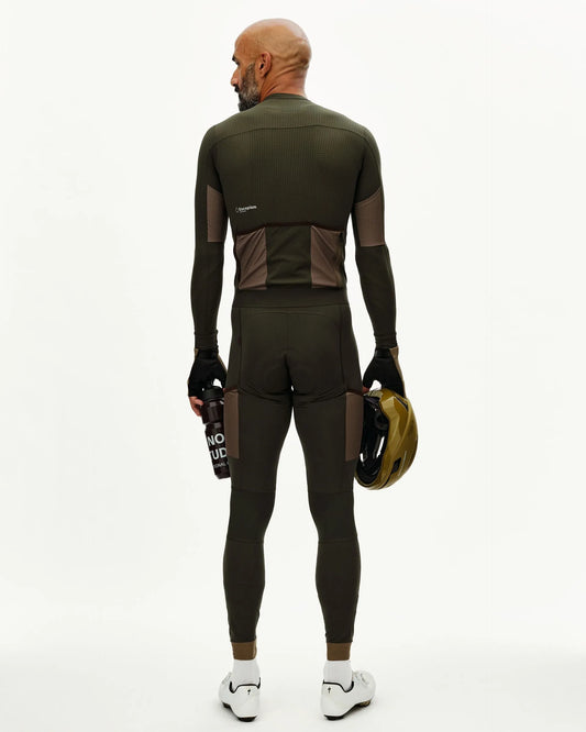 PAS NORMAL STUDIOS Men Escapism Long Sleeve Jersey - Dark Olive