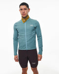 PAS NORMAL STUDIOS Men Escapism Performance Fleece Zip - Dusty Blue