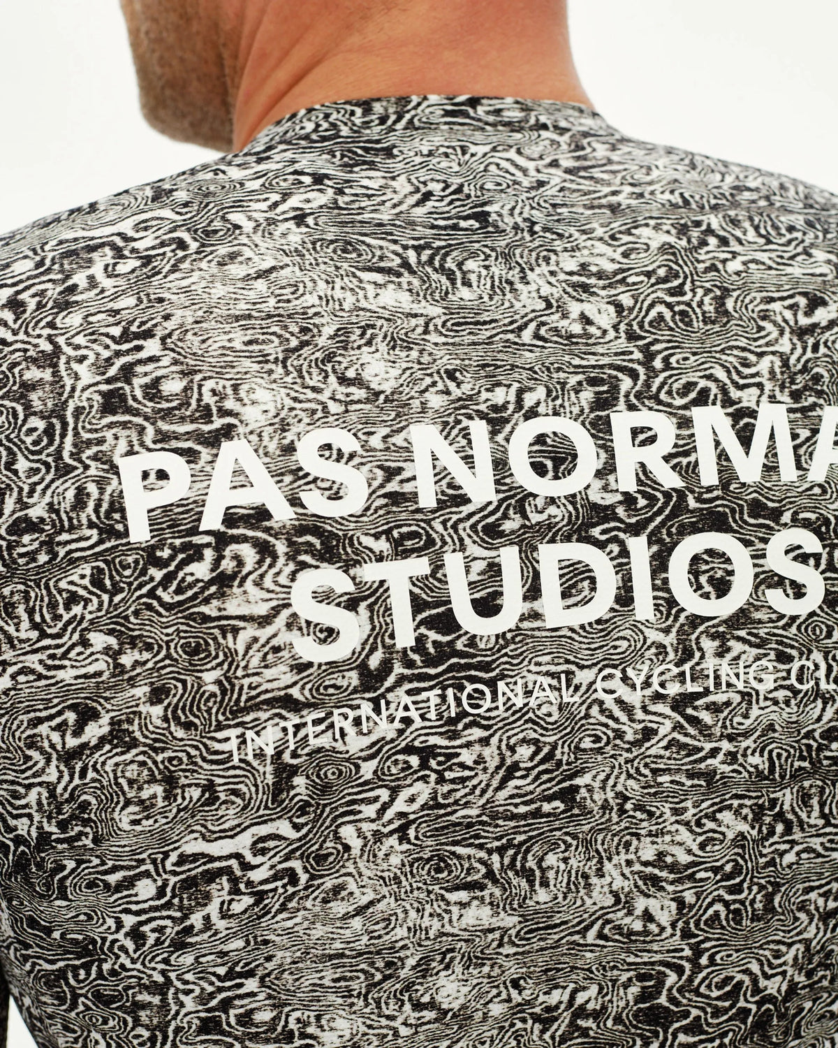 PAS NORMAL STUDIOS Men Essential Light Jersey - AOP Grain Off White