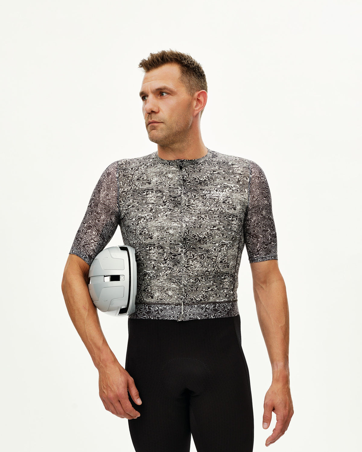 PAS NORMAL STUDIOS Men Essential Light Jersey - AOP Grain Off White