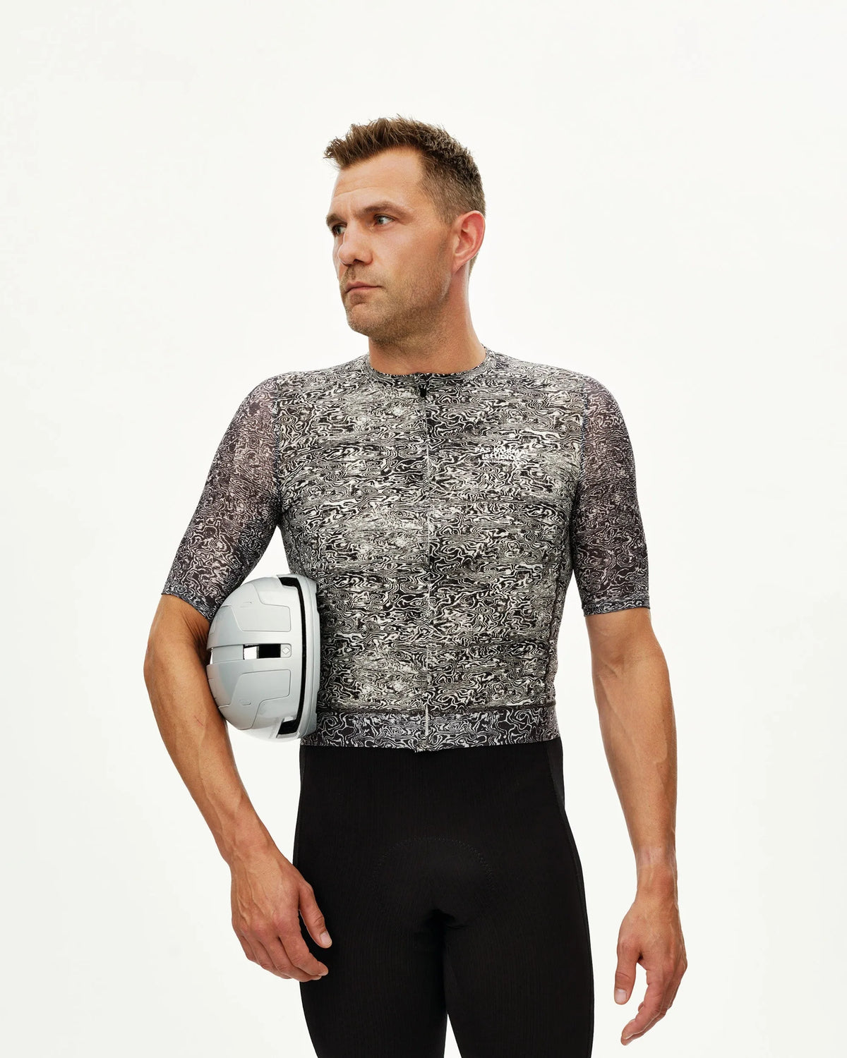 PAS NORMAL STUDIOS Men Essential Light Jersey - AOP Grain Off White