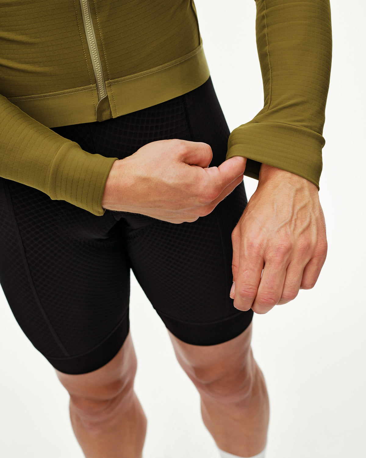 PAS NORMAL STUDIOS Men Essential Long Sleeve Jersey - Khaki Green