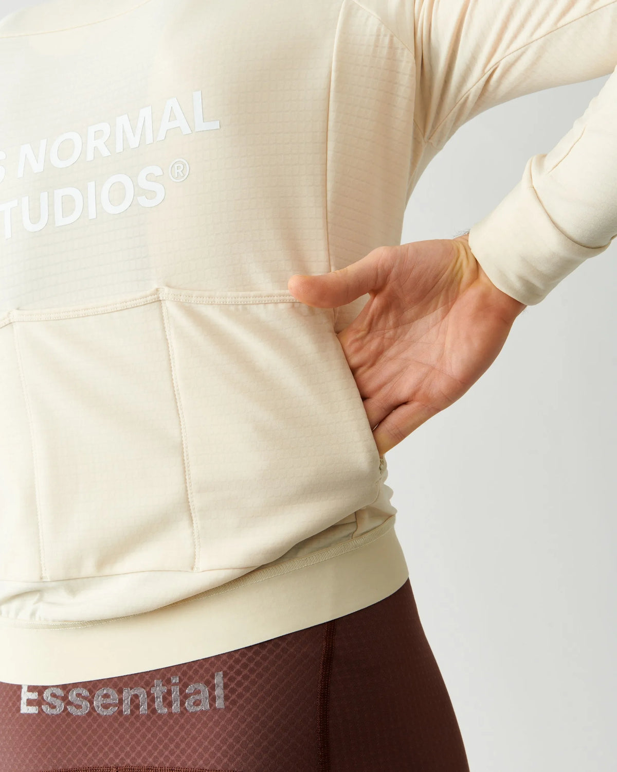 PAS NORMAL STUDIOS Men Essential Long Sleeve Jersey - Off White