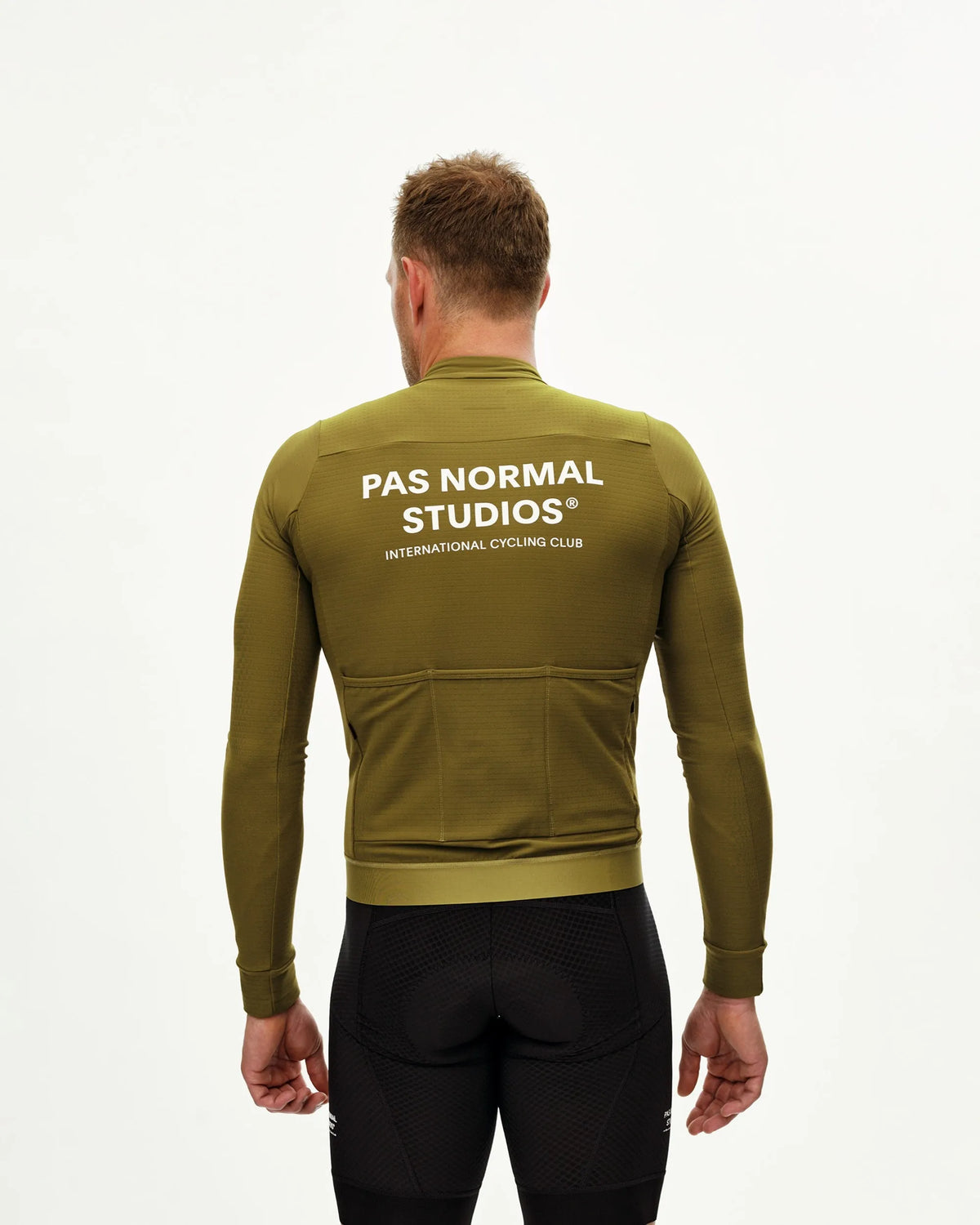 PAS NORMAL STUDIOS Men Essential Long Sleeve Jersey - Khaki Green