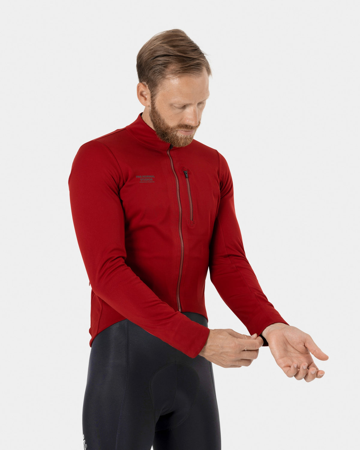 PAS NORMAL STUDIOS Men Essential Thermal Jacket - Deep Red