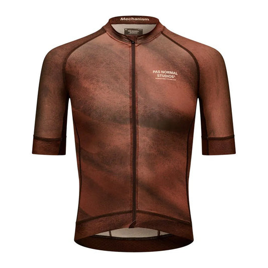 PAS NORMAL STUDIOS Men Mechanism Jersey - AOP Light brown