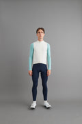 PAS NORMAL STUDIOS Men Mechanism Long Sleeve Jersey - Off-White / Light Teal