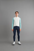 PAS NORMAL STUDIOS Men Mechanism Long Sleeve Jersey - Off-White / Light Teal